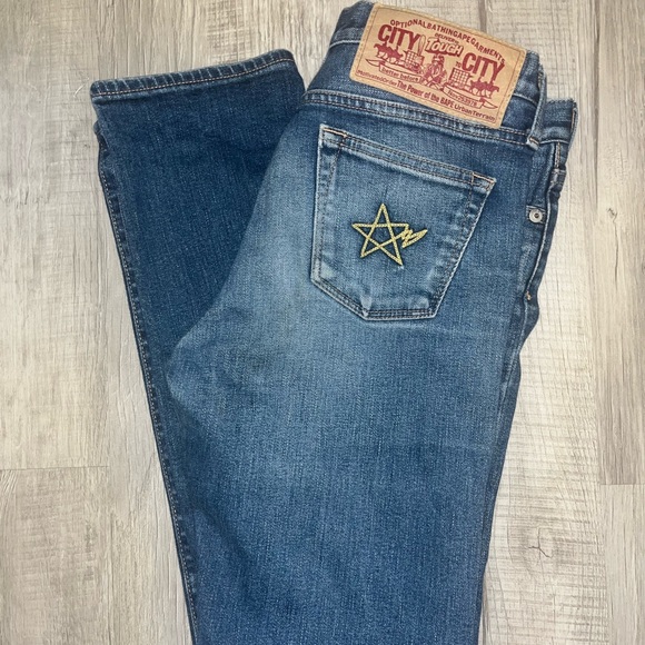 Host pick 💋 Rare! Vintage authentic Japan Bape Jeans A Bathing Ape women’s XS 2 - Picture 3 of 9